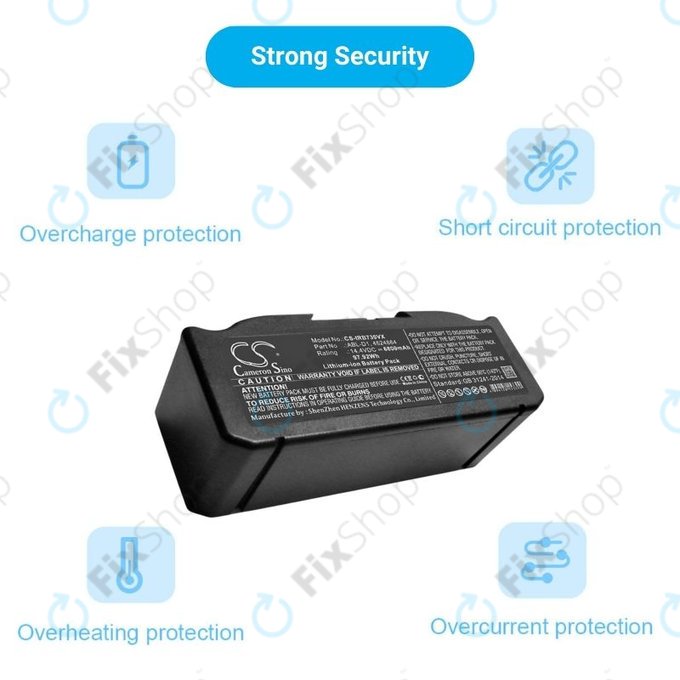 iRobot Roomba e-series, i-series - Batterie ABL-D1, 4624864, ABL-D2 6800mAh HQ