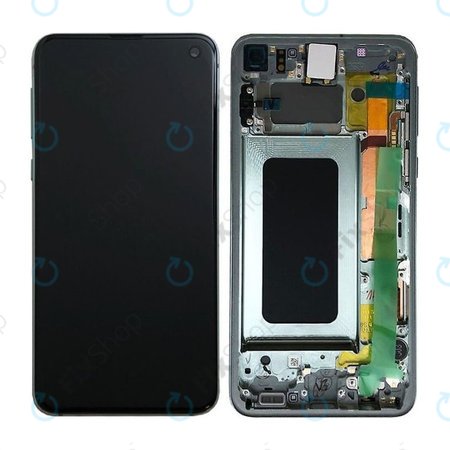 Samsung Galaxy S10e G970F - Écran LCD + Ecran Tactile + Cadre (Vert Prisme) - GH82-18852E, GH82-18836E Genuine Service Pack