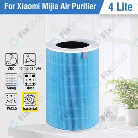 Xiaomi Mi Air Purifier 4 Lite - Filtre HEPA (Antibactérien) (Bleu)