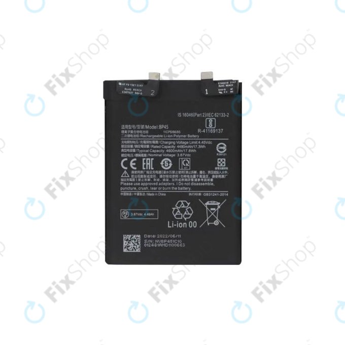 Xiaomi 12 Pro 2201122C 2201122G - Batterie BP45 4600mAh