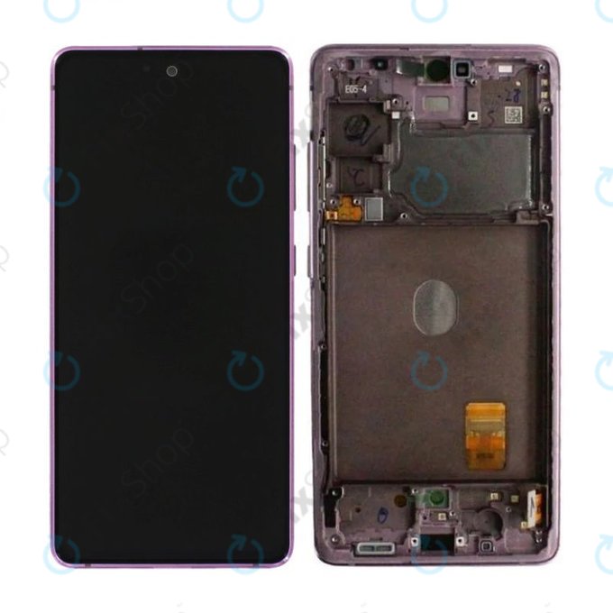 Samsung Galaxy S20 FE G780F - Écran LCD + Écran Tactile + Cadre (Lavande Nuage) - GH82-24219C, GH82-24220C, GH82-31328C, GH82-31329C Genuine Service Pack