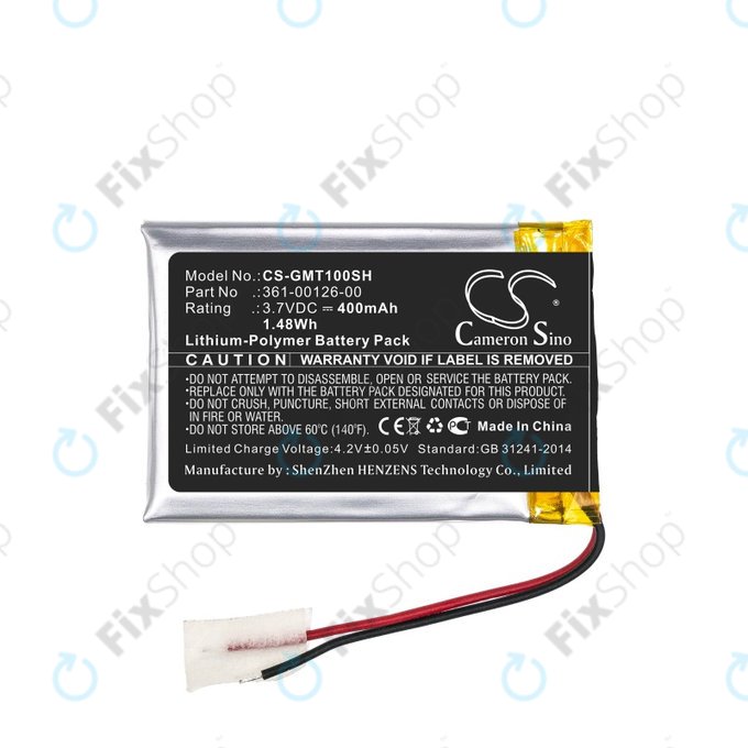 Garmin Fenix 6X, 6X Pro Solar, Tactix Delta - Batterie 361-00126-00 400mAh HQ