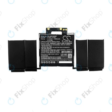 Apple MacBook Pro 13" A1989 (2018), A2251 (2020) - Batterie A1964 5050mAh HQ