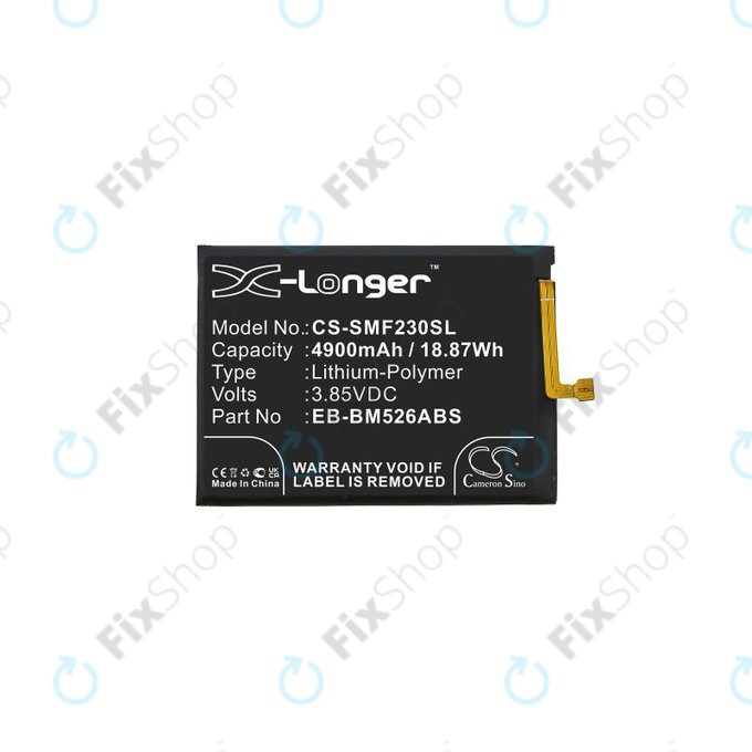 Samsung Galaxy M23 5G M236B, M33 5G M336B, M53 5G M536B - Batterie EB-BM526ABS 4900mAh HQ