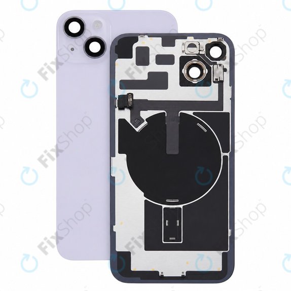 Verre de coque arrière pour iPhone 14 Plus, Purple, Pulled A