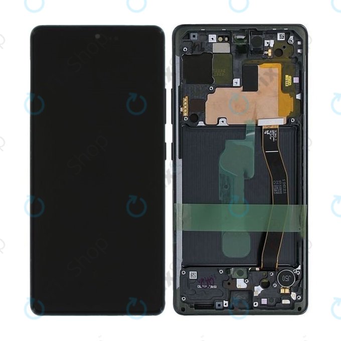 Samsung Galaxy S10 Lite G770F - Écran LCD + Écran tactile + Cadre (Prism Black) - GH82-21672A, GH82-22044A, GH82-22045A, GH82-21992A, GH82-22045A Genuine Service Pack