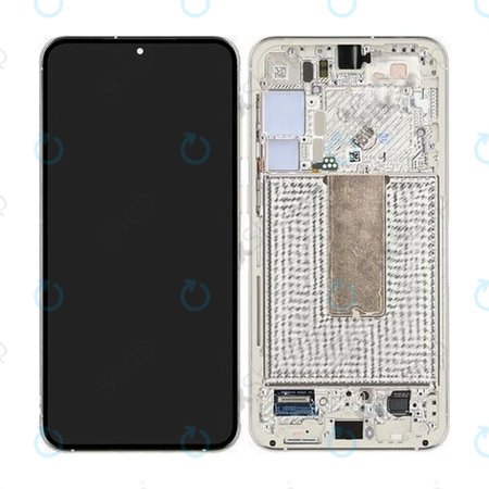 Samsung Galaxy S23 Plus S916B - Écran LCD + Écran Tactile + Cadre (Crème) - GH82-30478B, GH82-30476B, GH82-30477B Genuine Service Pack