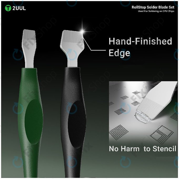 Kit de lames pour nettoyage de puces IC et retrait de colle, 2UUL DA19