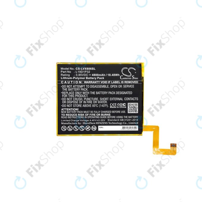 Lenovo Tab M10 Plus - Batterie L19D1P32 4800mAh HQ
