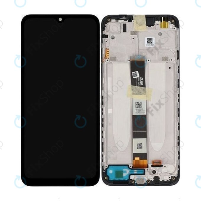 Xiaomi Redmi 9C M2006C3MG M2006C3MT, 9A M2006C3LG M2006C3LI - Écran LCD + Ecran Tactile + Cadre (Noir) - 5600070C3L00 Genuine Service Pack