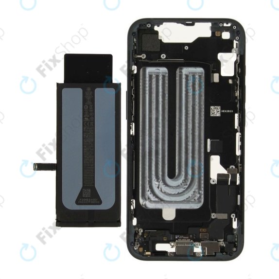 Cadre central avec batterie pour iPhone 16e | Black | ZD076-00697 | Genuine Apple