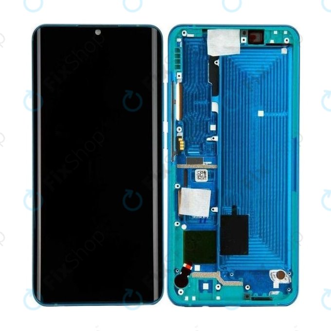 Xiaomi Mi Note 10, Mi Note 10 Pro - Écran LCD + Écran Tactile + Cadre (Vert Aurora) - 56000100F400 Genuine Service Pack