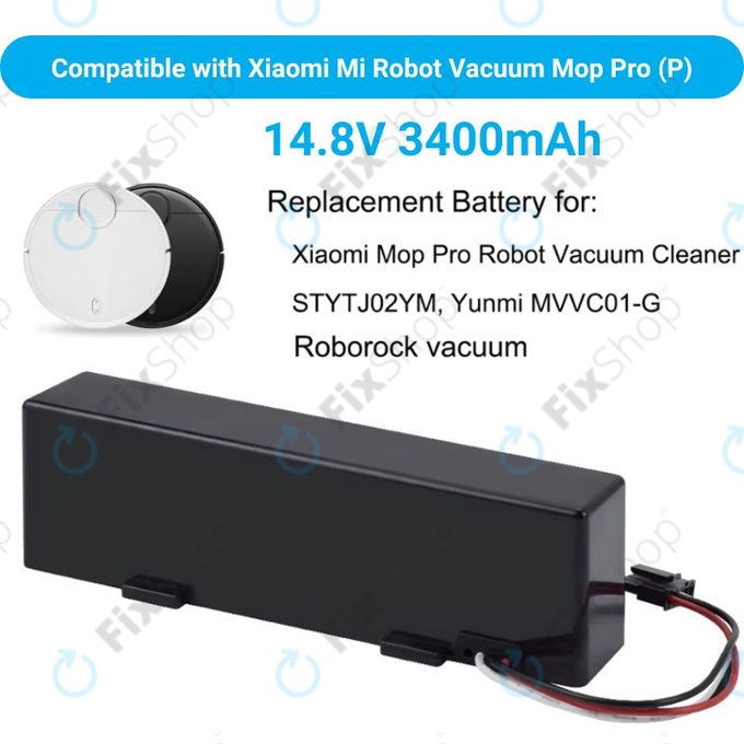 Xiaomi Mi Robot Vacuum Mop Pro (P) - Batterie STYTJ02YM Li-Ion 14.8V 3400mAh