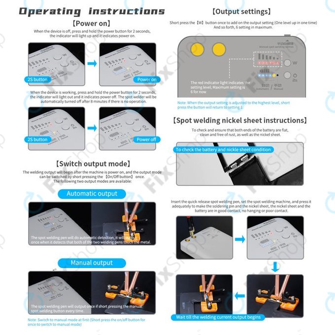 QianLi Macaron - Kit de micro-soudeuse par points pour réparation de câble batterie (iPhone 11 - 12 Pro Max)