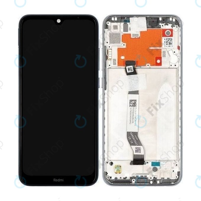Xiaomi Redmi Note 8T - Écran LCD + Ecran Tactile + Cadre (Gris Moonshadow) - 5600040C3X00 Genuine Service Pack