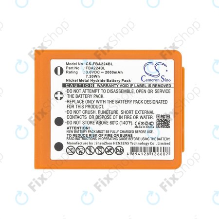 HBC Radiomatic Keynote, Linus 4, Micron 4, 5, 6, 7, Patrol D, Quadrix, Vector Pro - Batterie BA223000, BA223030, FUB6 2000mAh HQ