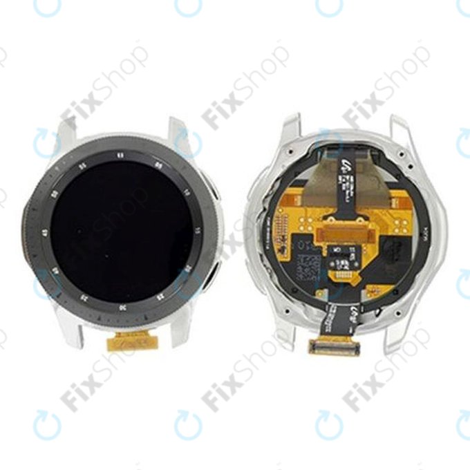 Samsung Galaxy Watch 46 mm R800 - Écran LCD + Écran tactile + Cadre (Noir) - GH97-22504A Genuine Service Pack