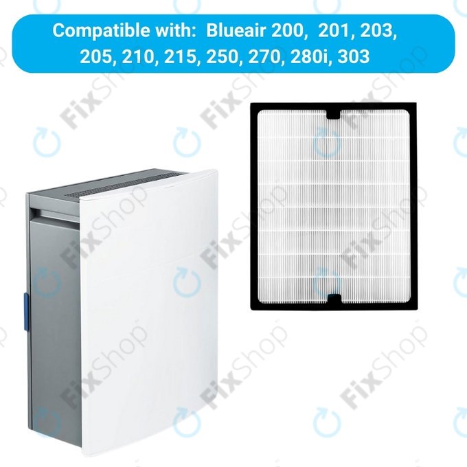Blueair 200-series, 300-series - Filtre HEPA (Charbon actif)