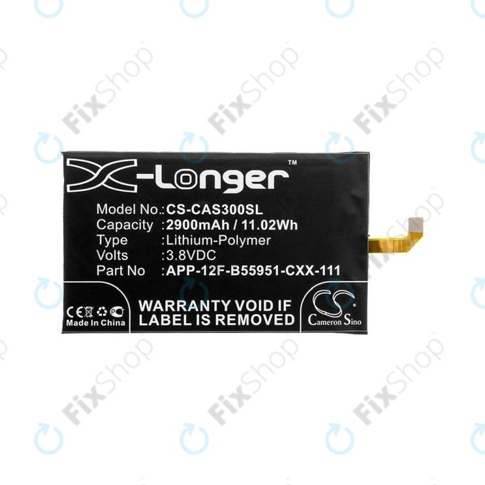 Caterpillar CAT S30 - Batterie APP-12F-B55951-CXX-111 2900mAh HQ