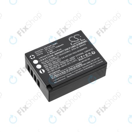 Batterie pour Fujifilm Finepix Hs30, X-T30, 1230mAh, Li-Ion, 7.4V, NP-W126S, HQ