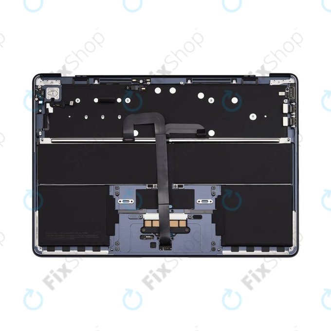 Cadre supérieur clavier pour MacBook Air 13", A3113 (2024), avec clavier US et batterie, Midnight, 661-40230, Genuine Apple