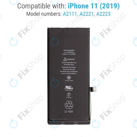 Apple iPhone 11 - Batterie 3110mAh Service Pack