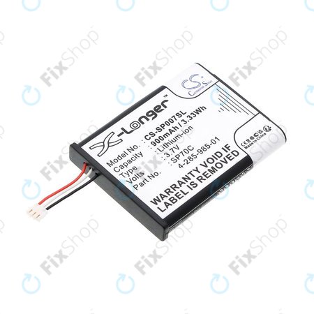 Batterie pour Sony PSP E1000, E1002, E1004, E1008, 900mAh, Li-Ion, 3.7V, SP70C, HQ