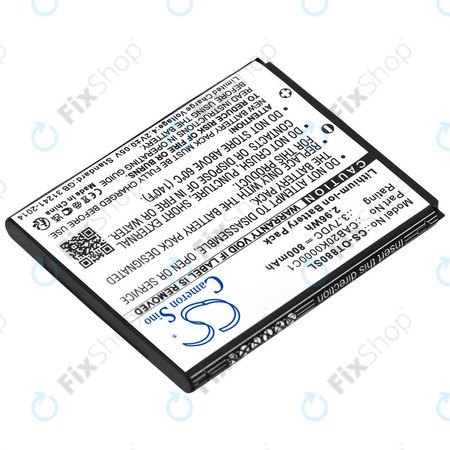 Batterie pour Alcatel Onetouch, 800mAh, Li-ion, 3.7V, BTR510AB, HQ