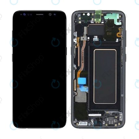 Samsung Galaxy S8 G950F - Écran LCD + Ecran Tactile + Cadre (Noir Minuit) - GH97-20457A, GH97-20473A, GH97-20458A, GH97-20629A Genuine Service Pack