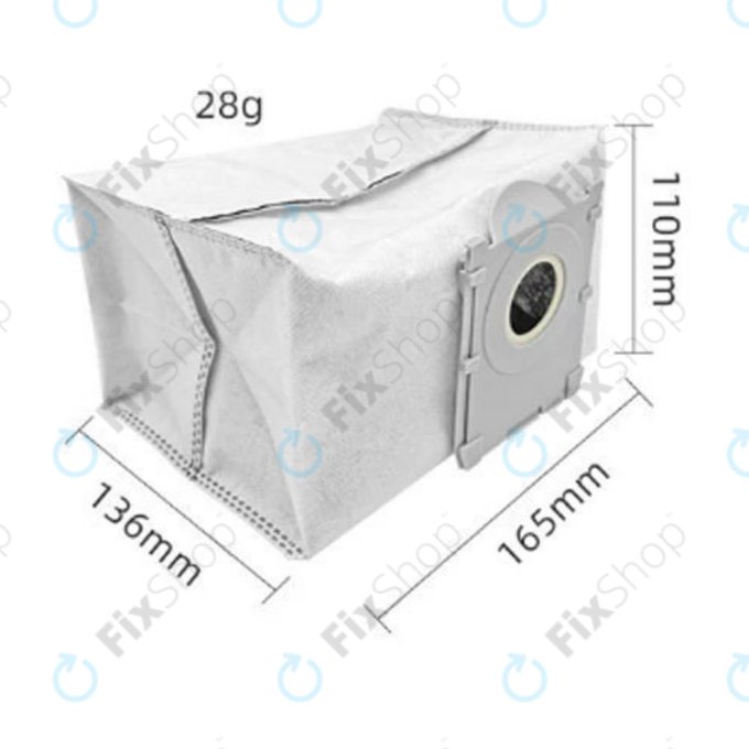 Sac à poussière, 4 pièces pour Ecovacs X11, X11 Omni, X11 Pro, X11 Pro Omni