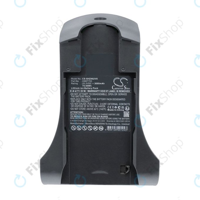 Batterie pour Shark IZ, 3000mAh, Li-Ion, 25.2V, XSBT700, HQ