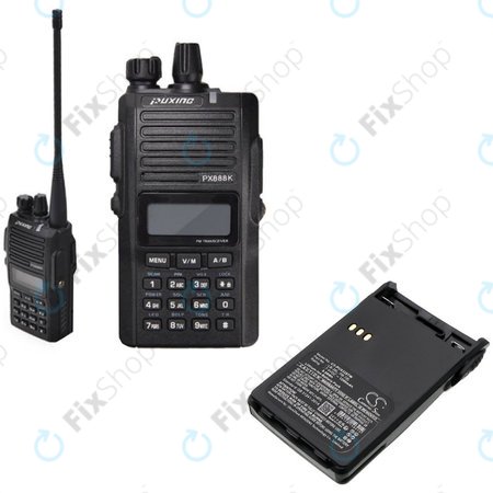 Batterie pour ADI AT-46, Baojie BJUV22, Huntec HT-3688, 1200mAh, Li-Ion, 7.4V, LB-38L, HQ