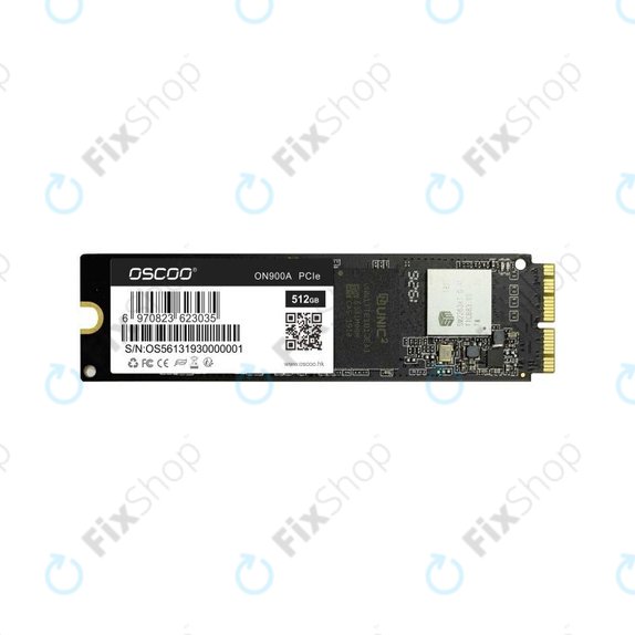 Oscoo ON900A PCIe - SSD 512 Go - MacBook Air, Pro (Fin 2013 - 2017) Refurbished