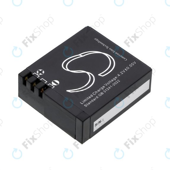 Batterie pour SJCAM SJ4000, SJ5000, 900mAh, Li-Ion, 3.7V, SJ4000B, HQ