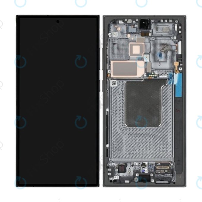 Samsung Galaxy S24 Ultra S928B - Écran LCD + Écran tactile + Cadre (Titanium Black) - GH82-33396B Genuine Service Pack