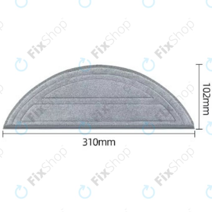 Chiffon de vadrouille, 2 pièces pour Xiaomi Roborock Q10-series, S8 Pro, S8 Pro Plus