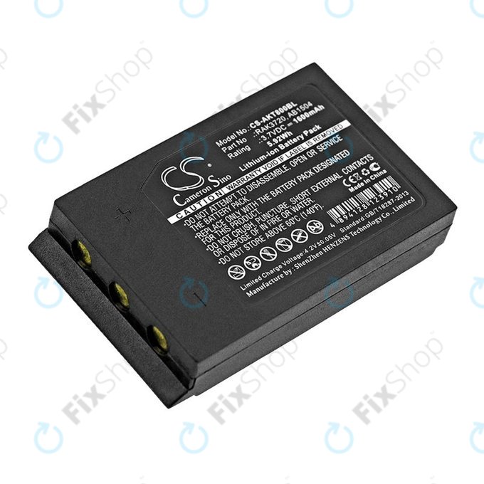 Batterie pour Akerstroms Mercury 8B, Jupiter, Era 150J, 1600mAh, Li-Ion, 3.7V, RAK3720, HQ