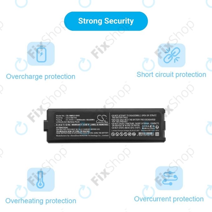 Samsung Jet Bot, Jet Bot+ - Batterie VCA-RBT80 Li-Ion 22.2V 3000mAh HQ