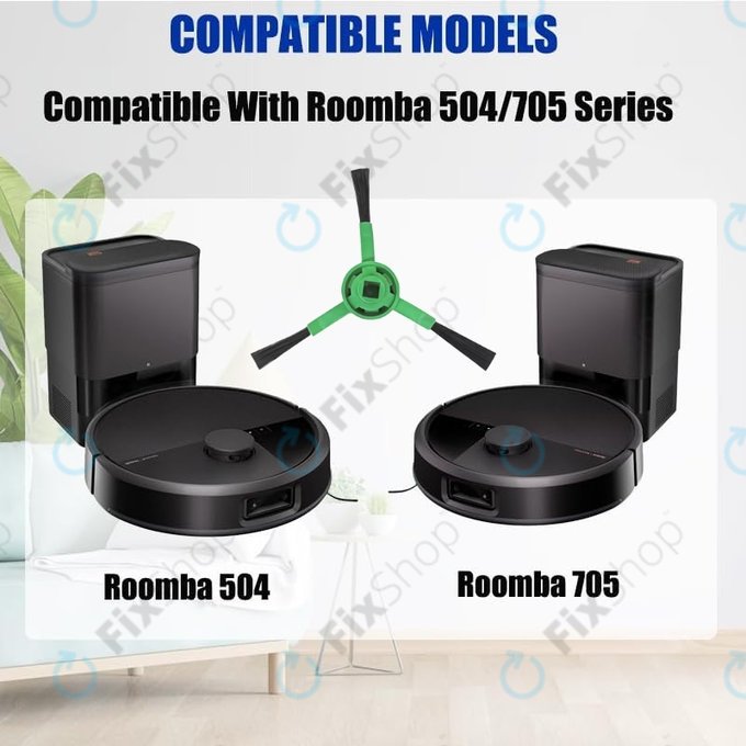 Brosse latérale, 2 pièces pour iRobot Roomba Max 705, Plus 504, 505