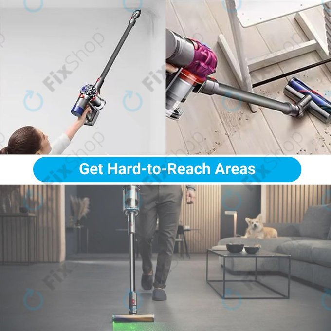 Dyson V-series, Outsize - Tube d'aspiration (Argent)