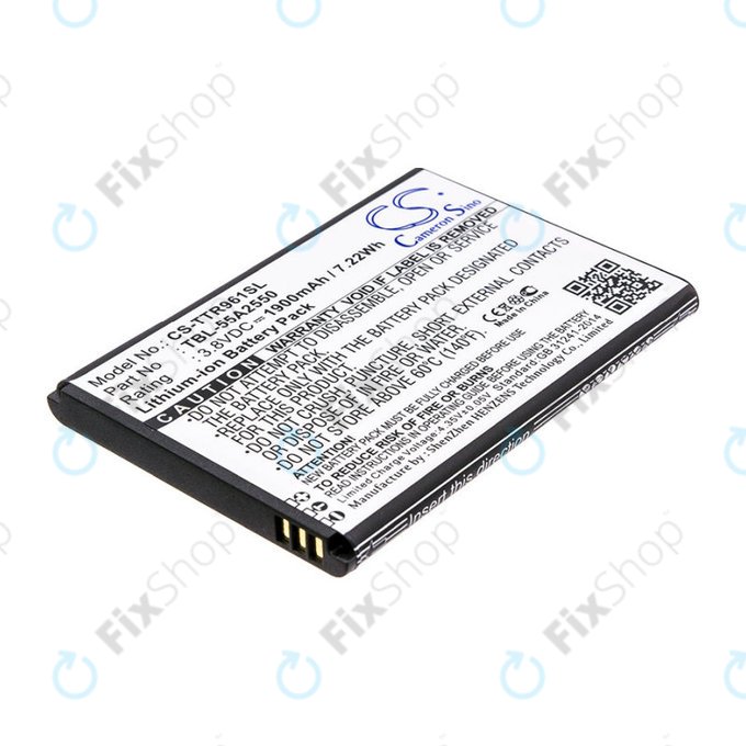 Batterie pour TP-Link M7350, 1900mAh, Li-ion, 3.8V, TBL-55A2550, HQ