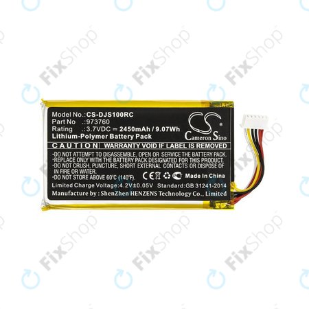 Batterie pour DJI Mavic Pro, Air, Spark, 2450mAh, Li-Pol, 3.7V, 973760, HQ