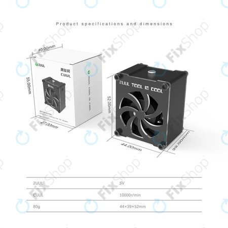 2UUL Cuul - Mini ventilateur de refroidissement pour réparation