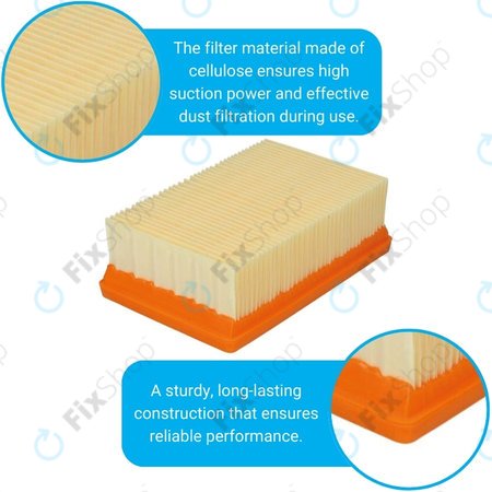 Kärcher WD-series, MV-series, KWD-series - Filtre plat