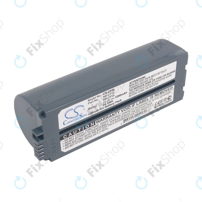 Batterie pour Canon Selphy CP100, CP1000, 1200mAh, Li-Ion, 22.2V, NB-CP1L, HQ