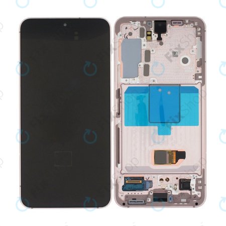 Samsung Galaxy S22 S901B - Écran LCD + Écran Tactile + Cadre (Or Rose) - GH82-27520D, GH82-27521D Genuine Service Pack
