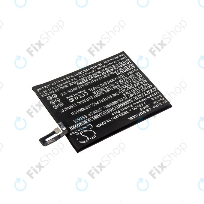 Batterie pour Pocophone M1805e10a, Pocophone Poco F1, 3900mAh, Li-Pol, 3.85 V, BM4E, HQ