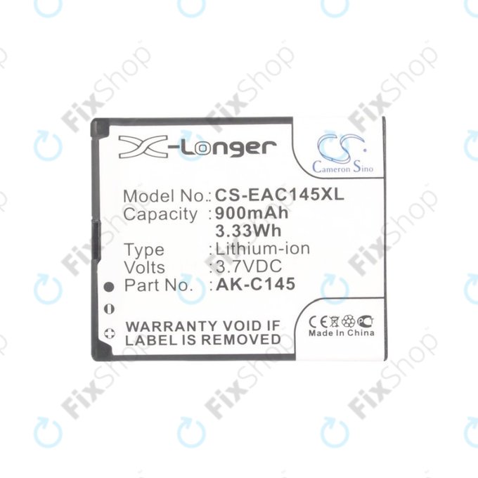 Aligator A420, V500, V550, Auro C2030, Bea-fon C250, C260, Telme C145, C145B, Texet TM-D222, Winner WG7 - Batterie AK-C145, C250, TM-D222 900mAh HQ