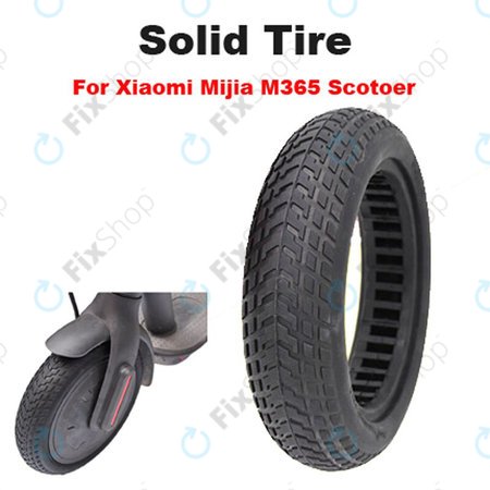 Xiaomi Mi Electric Scooter 1S, 2 M365, Essential, Pro, Pro 2 - Pneu tubeless solide et durable (Black)