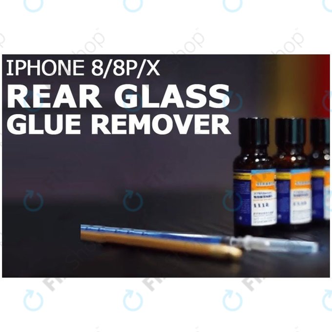 Mechanic 5111 - Dissolvant de colle pour vitre arrière (iPhone 8 - 14 Pro Max) - 20 ml
